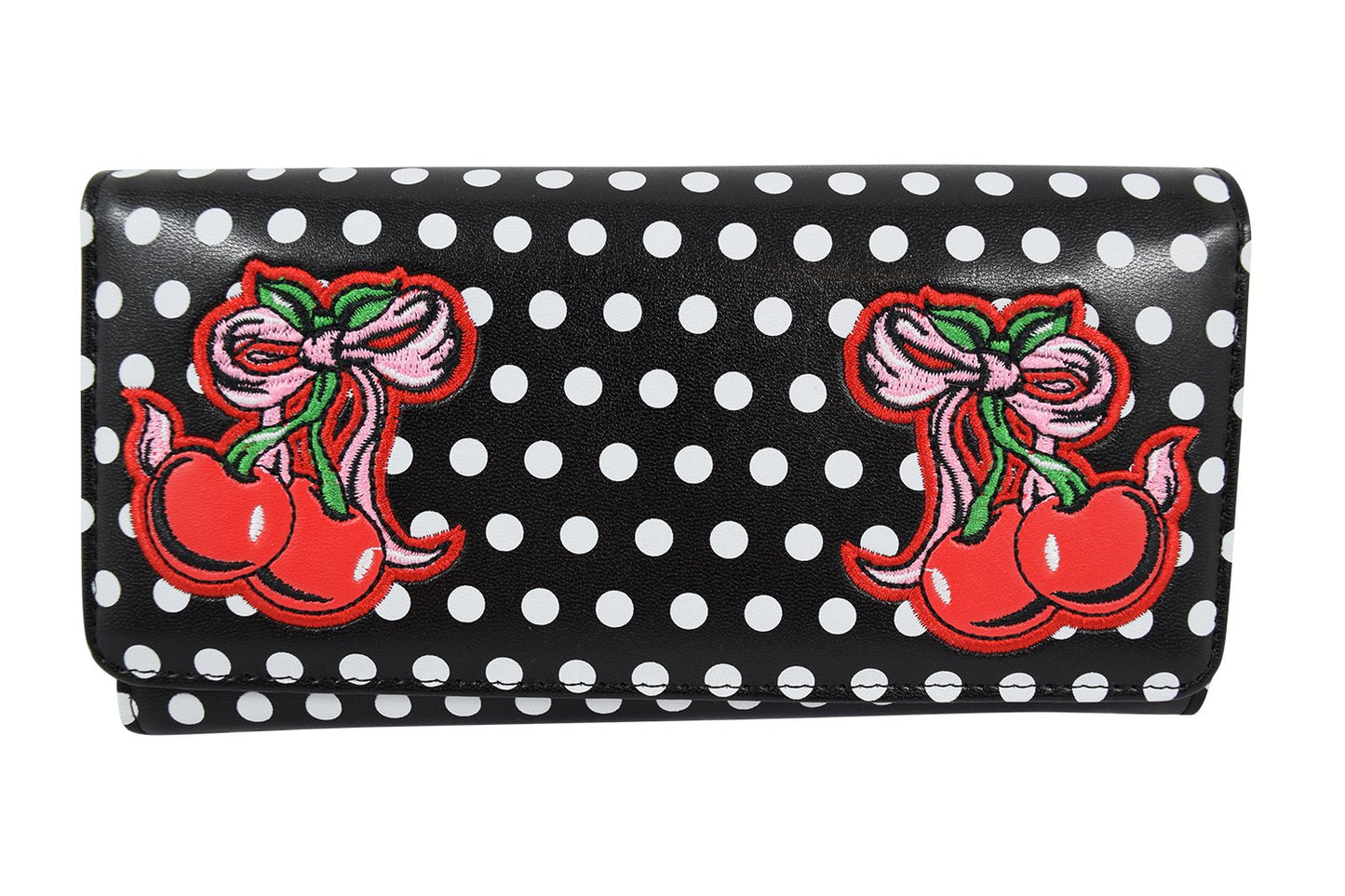 Accessories Cherry Polka Dot Rockabilly Pin-up Retro Wallet - Lucille Wallet