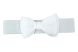Accessories S / White Dancing Days 50's Bella Bow Belt Vintage Retro pin-up Bow Elastic Cinch belt