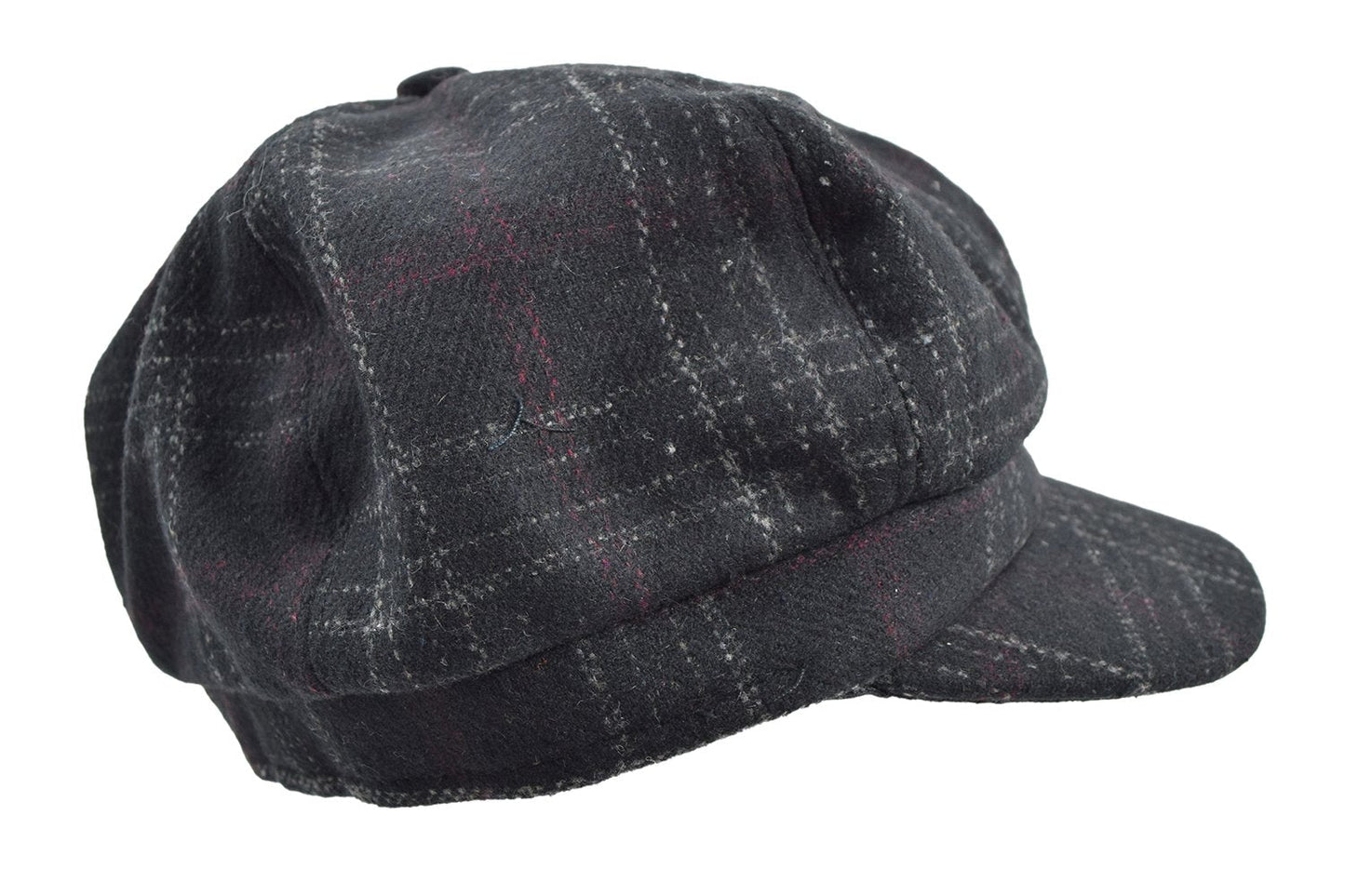 Accessories Black Dancing Days Bohemian Chic plaid Check newsboy Cabbie Cap Hat