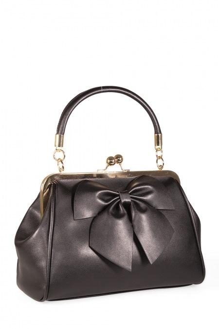 Accessories Dancing Days Retro Style Classic Big Bow With Kisslock Lockwood Handbag
