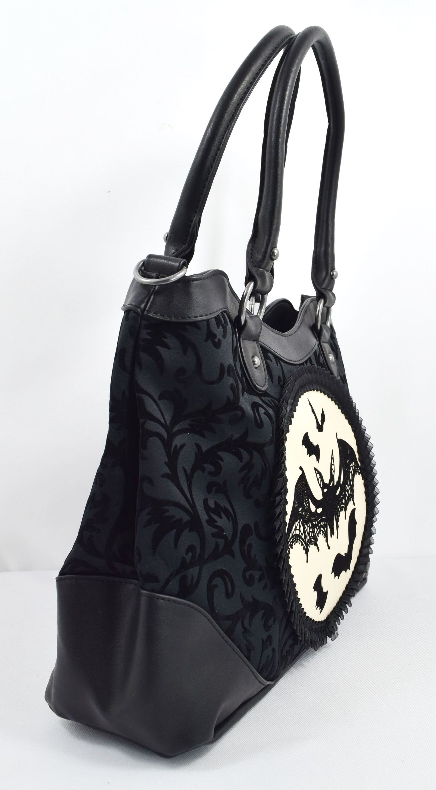 Accessories Lost Queen Night Bat Flying Bat Velvet Flocked Cameo Handbag