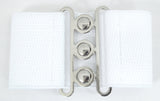 Accessories S / WHITE Vintage Silver Retro Clasp Elastic Wide Stretch Waist Belt