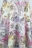 Dresses Pastel Goth Ouija Board Mock Neck Sleeveless Skater Mini Dress - Aether Dress