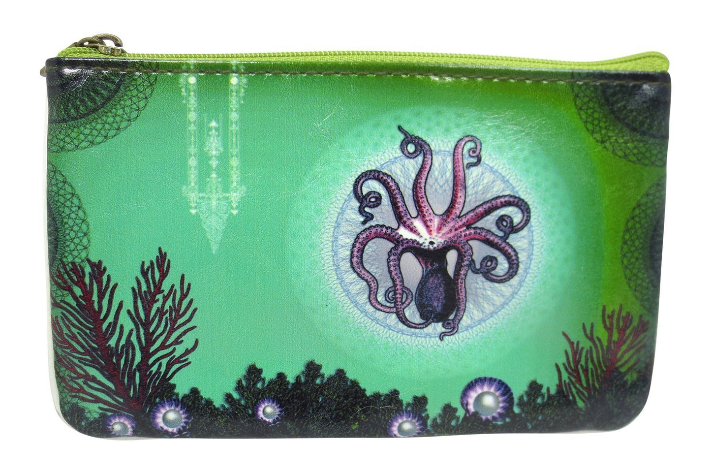 Accessories Lavishy Ocean Dream Mystic Ocean Creature Small Flat Pouch