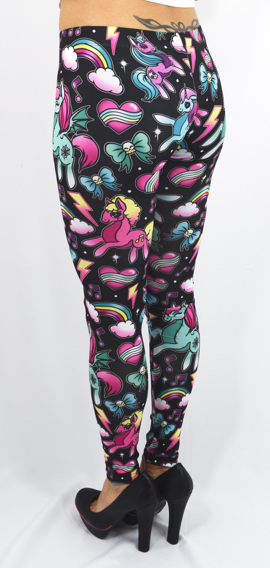 Bottoms Liquor Brand Punk Lolita Magical Unicorn Leggings