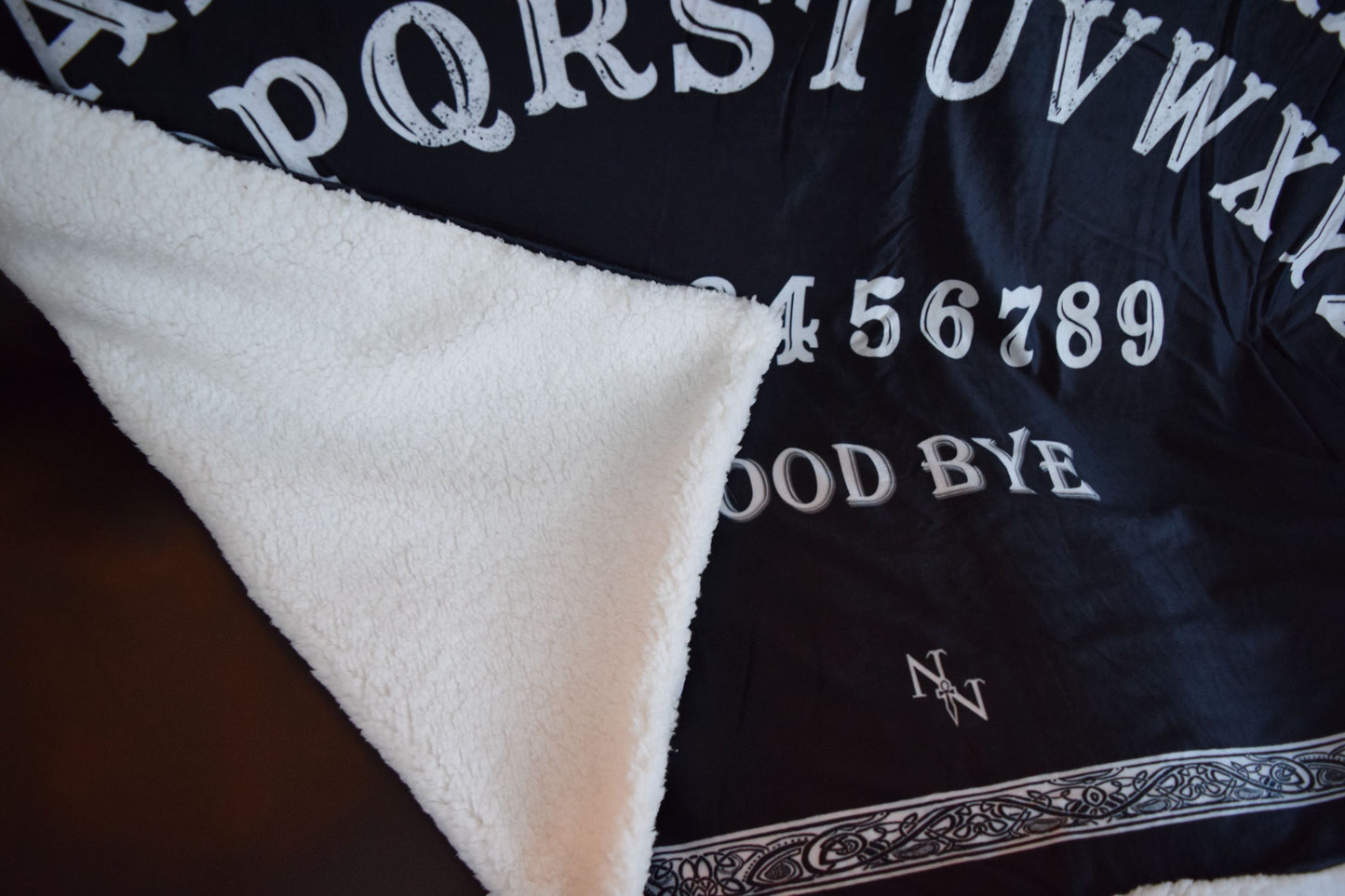 Accessories Nemesis Now Ouija Board Print Warm Blanket for Bed Couch Living Room All Season