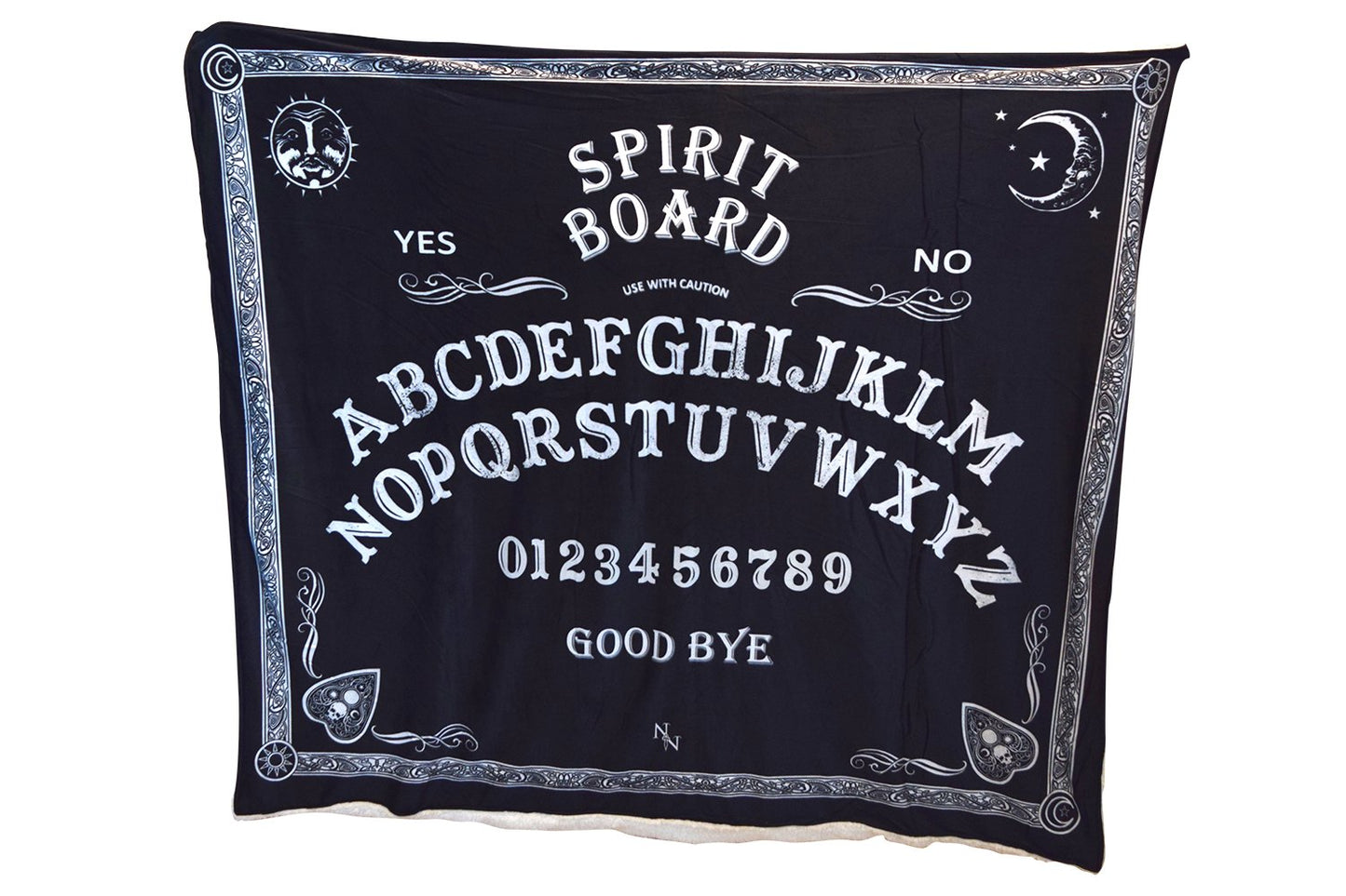 Accessories Nemesis Now Ouija Board Print Warm Blanket for Bed Couch Living Room All Season