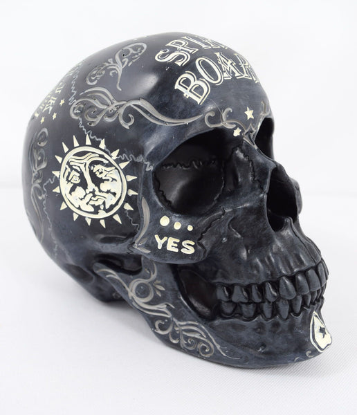 Nemesis Now Spirit Board Ouija Board Paranormal Skull Figurine Skull s –  Skelapparel