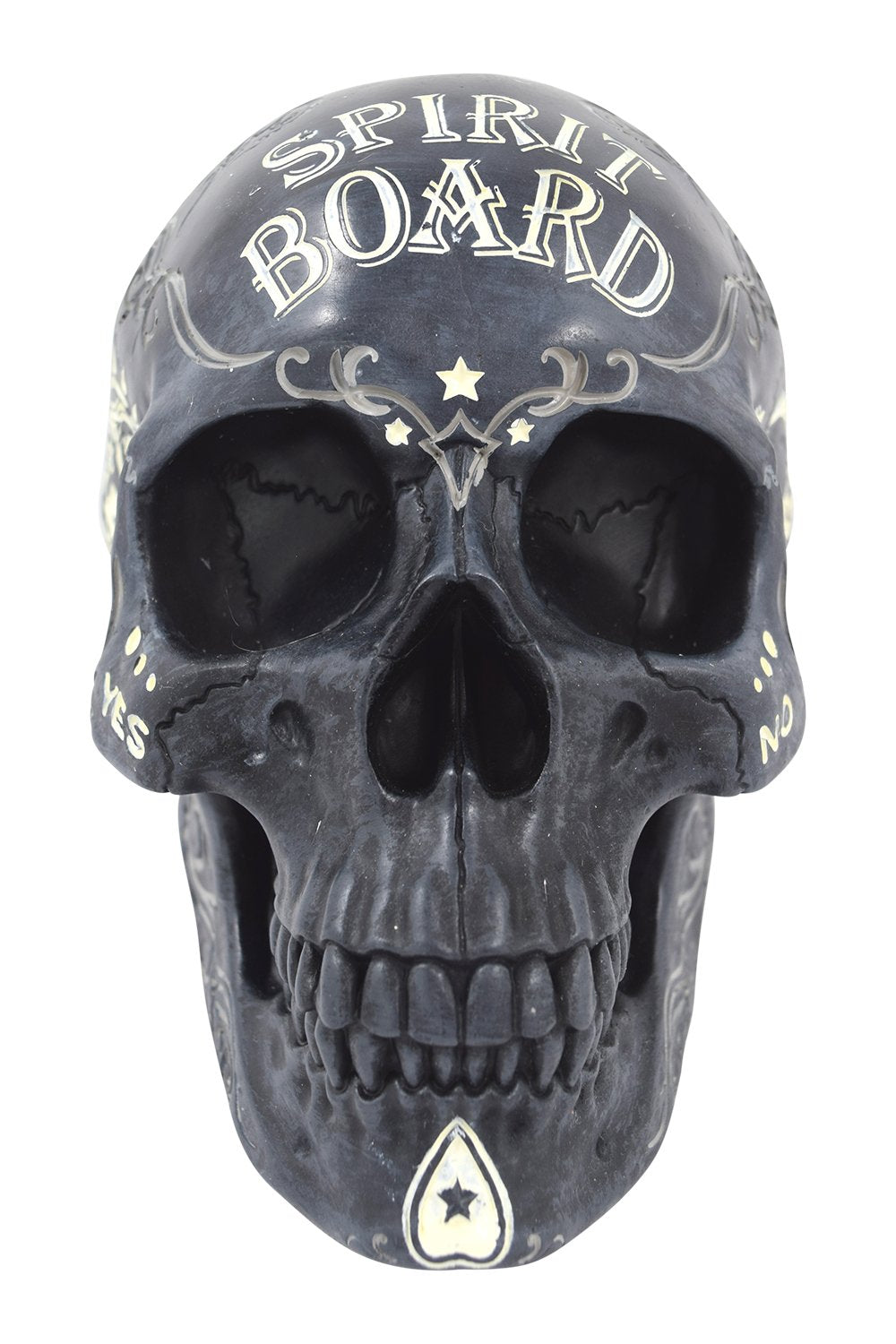 Accessories Nemesis Now Spirit Board Ouija Board Paranormal Skull Figurine Skull sculpture