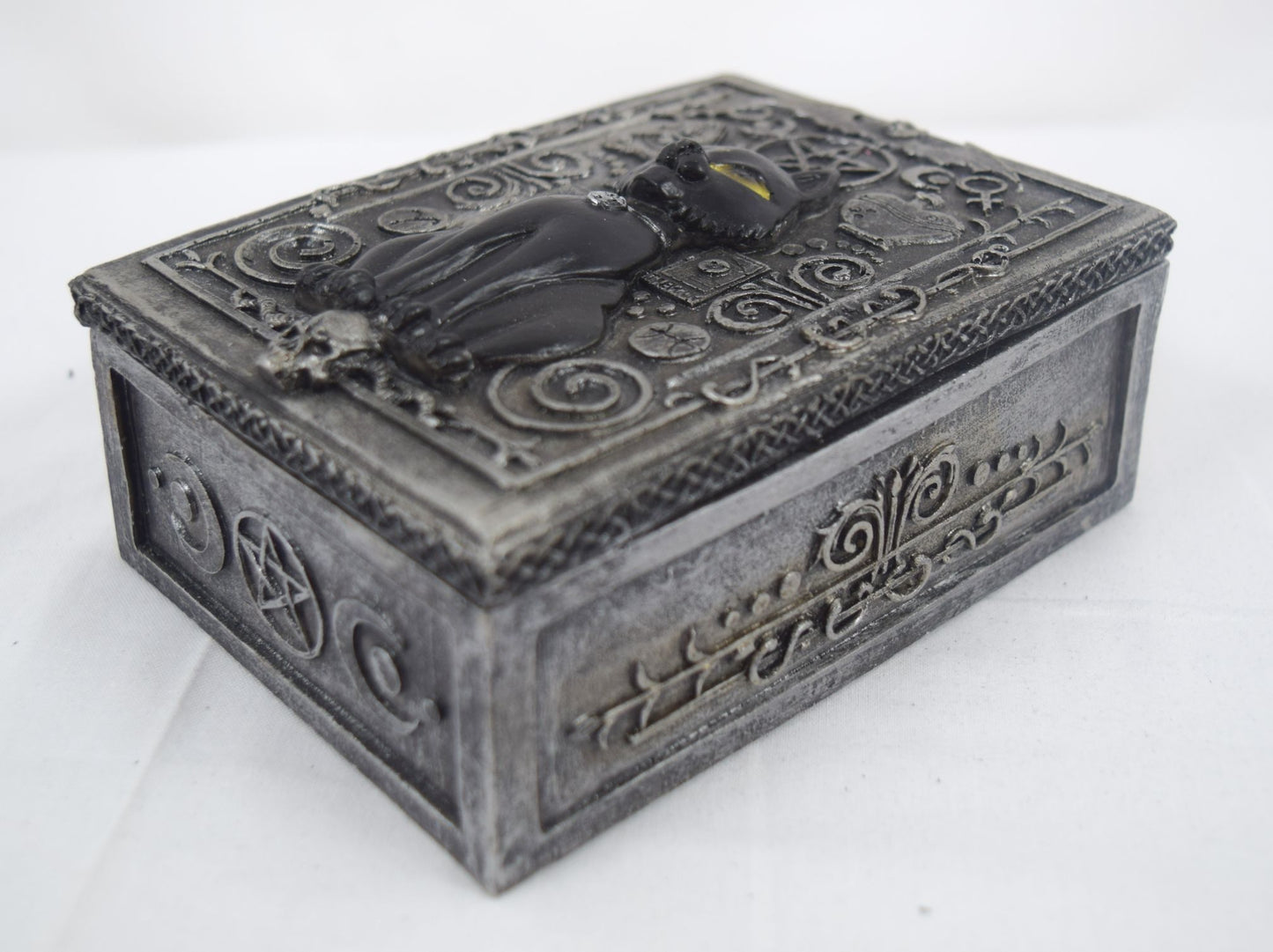 Accessories Nemesis Now Witch Wicca Ritual Spell Black Cat Sigil Trinket Box Jewelry box