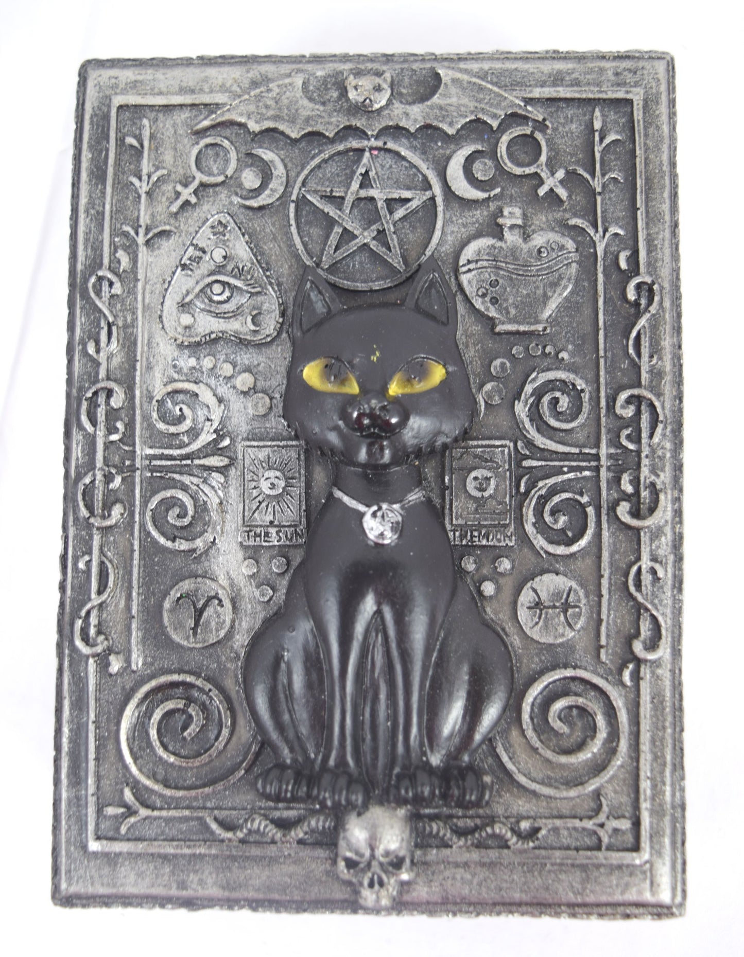 Accessories Nemesis Now Witch Wicca Ritual Spell Black Cat Sigil Trinket Box Jewelry box