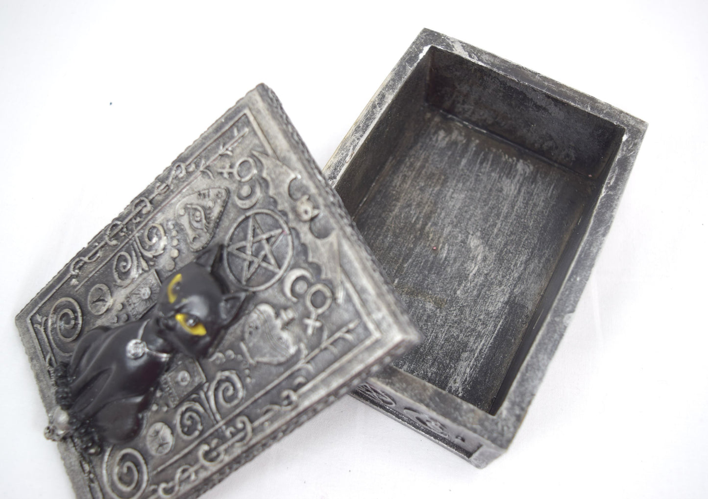 Accessories Nemesis Now Witch Wicca Ritual Spell Black Cat Sigil Trinket Box Jewelry box