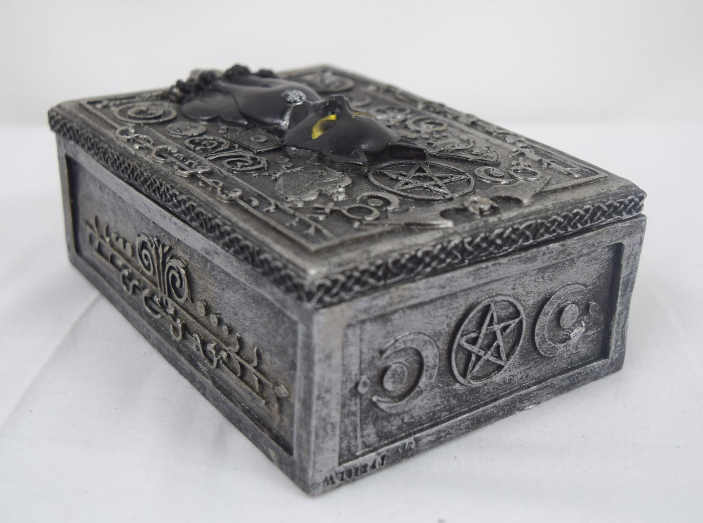 Accessories Nemesis Now Witch Wicca Ritual Spell Black Cat Sigil Trinket Box Jewelry box