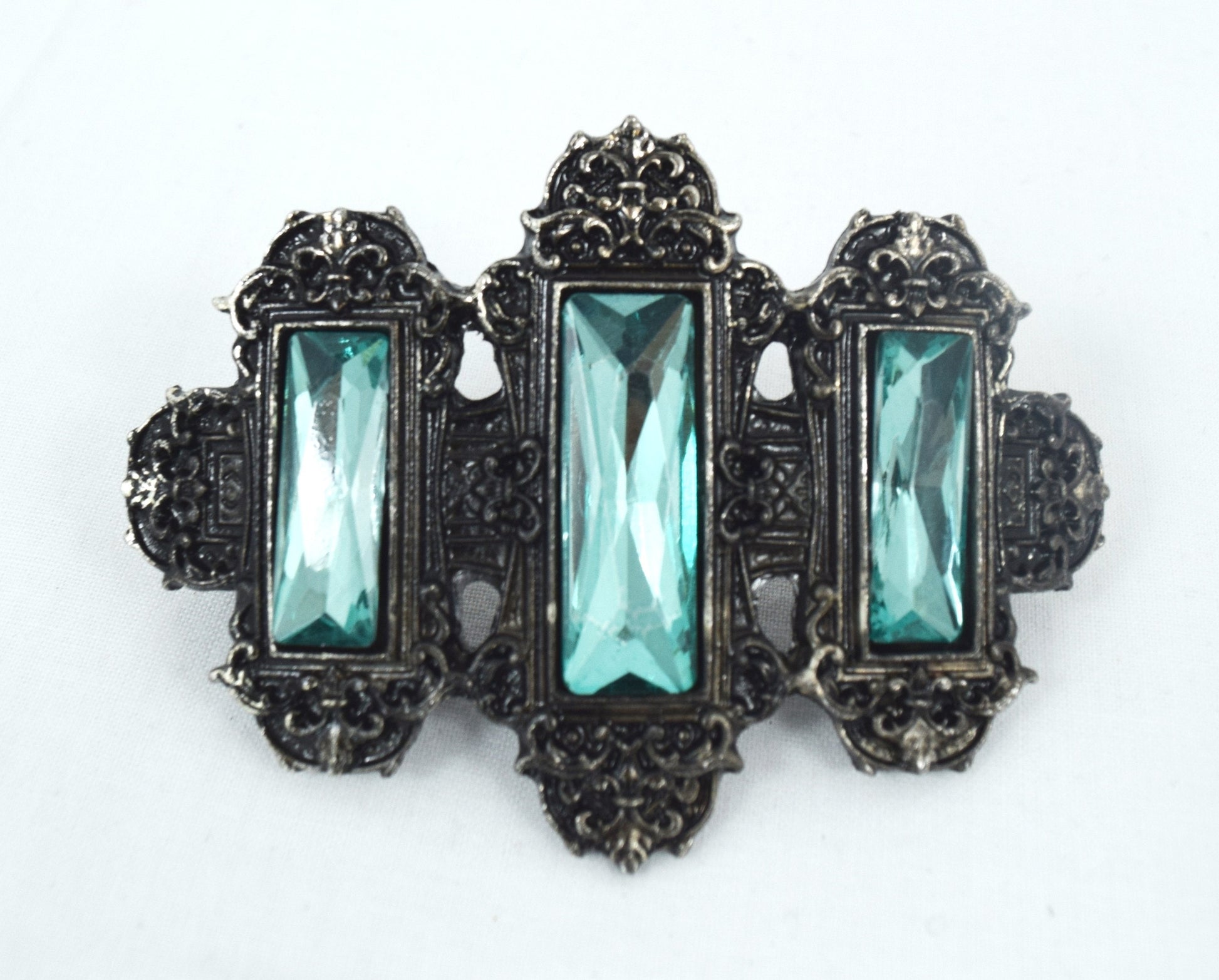 Accessories Green Restyle Gothic Victorian - Victorian Hair Barrette - Vivian Gothic Hairclip