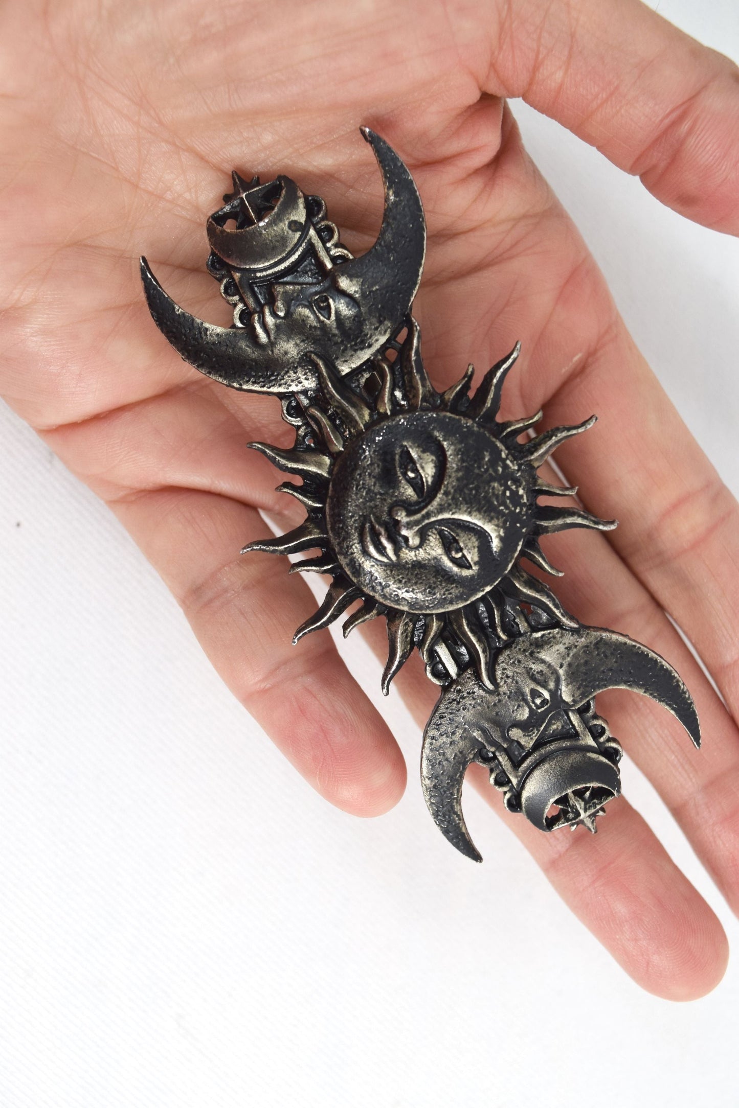 Accessories Restyle Sun and Moon Celestial Moon Magick Hair Barrette Hair Clip