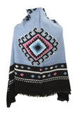 Accessories Navajo Aztec Bohemian Warm Winter Ethnic Tribal Pattern Large Scarf Wrap