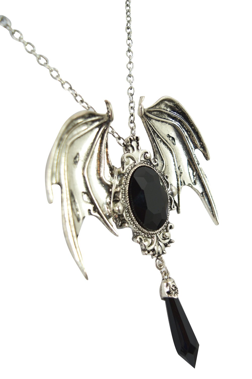 Accessories Restyle Della Morte Gothic Vampire Bat Broach Pendant Necklace