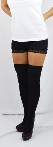 Accessories Thigh High Socks Lolita Gothic Over Knee Black Thigh High Socks