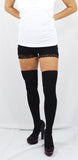Accessories Thigh High Socks Lolita Gothic Over Knee Black Thigh High Socks