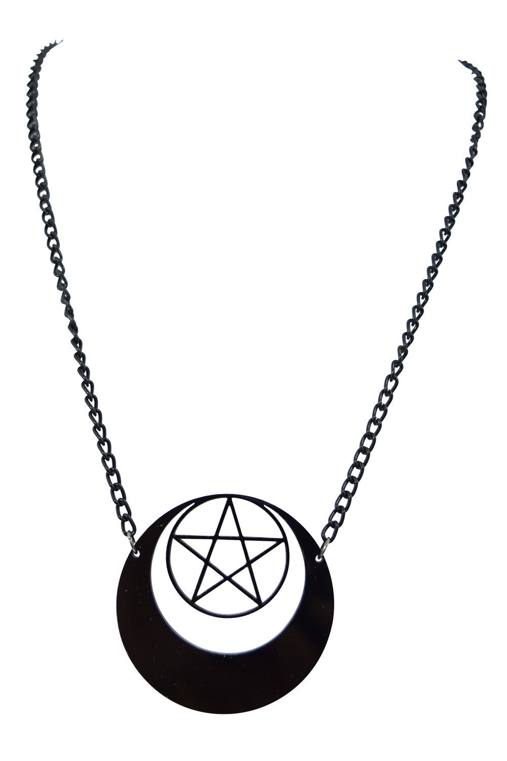 Jewellery Moon Pentagram Pentagram Necklace