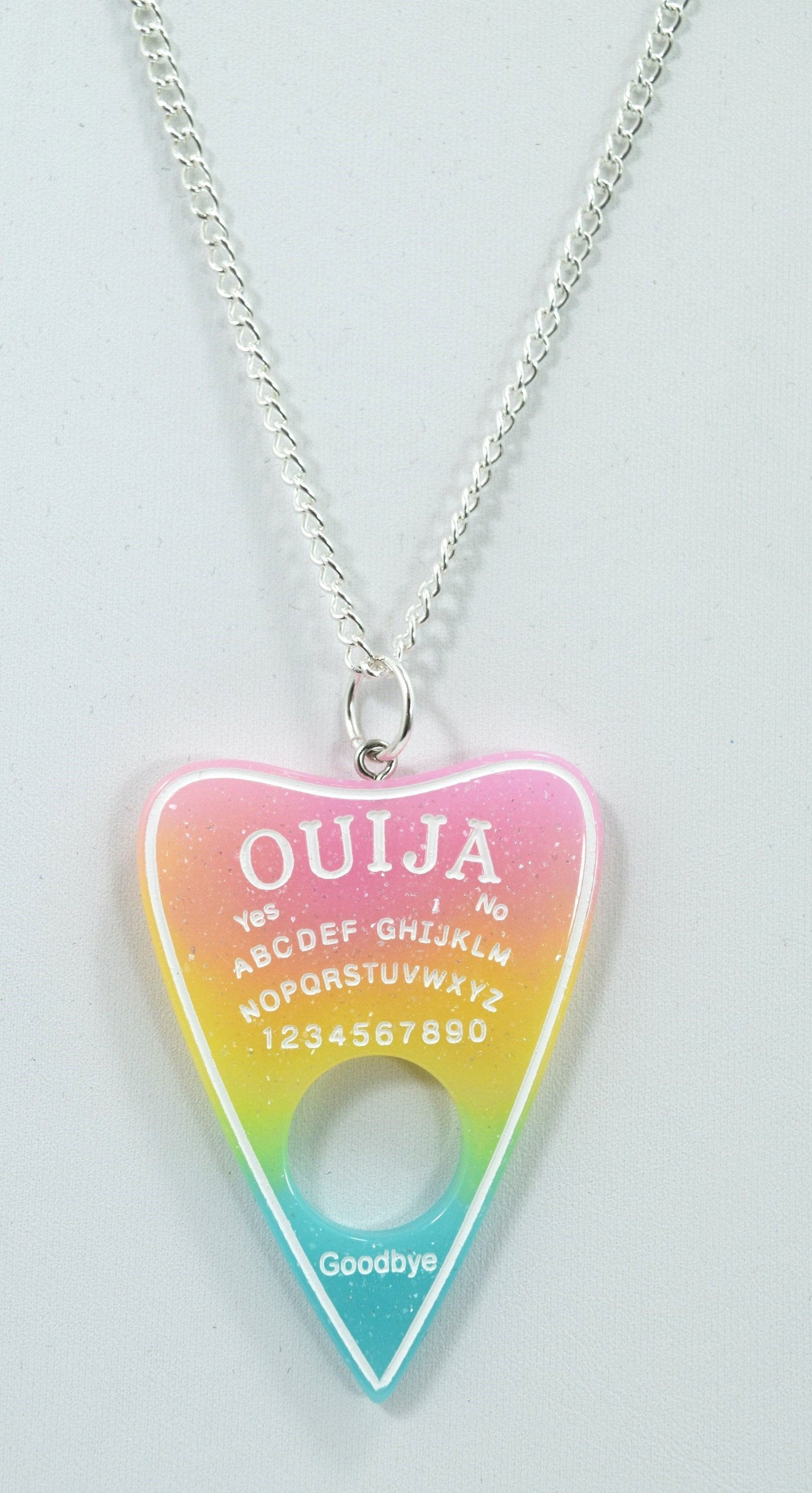 Jewellery Ouija Board Planchette Pastel Goth Nu-goth Planchette Acrylic Large Statement Necklace