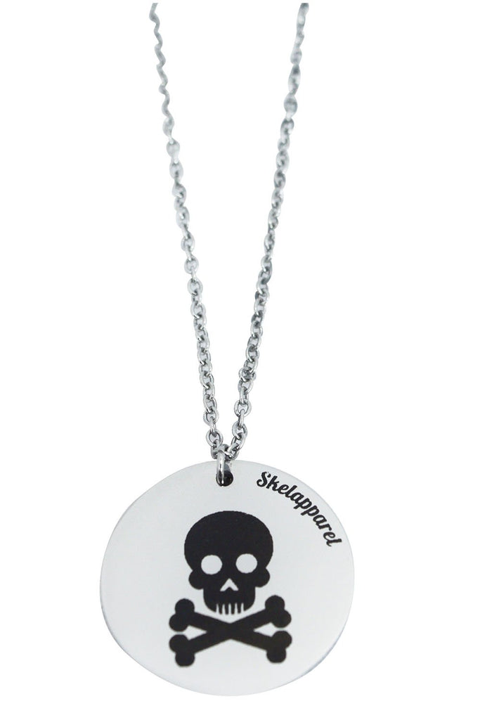 Jewellery Skelapparel Skull Coin Pendant Necklace