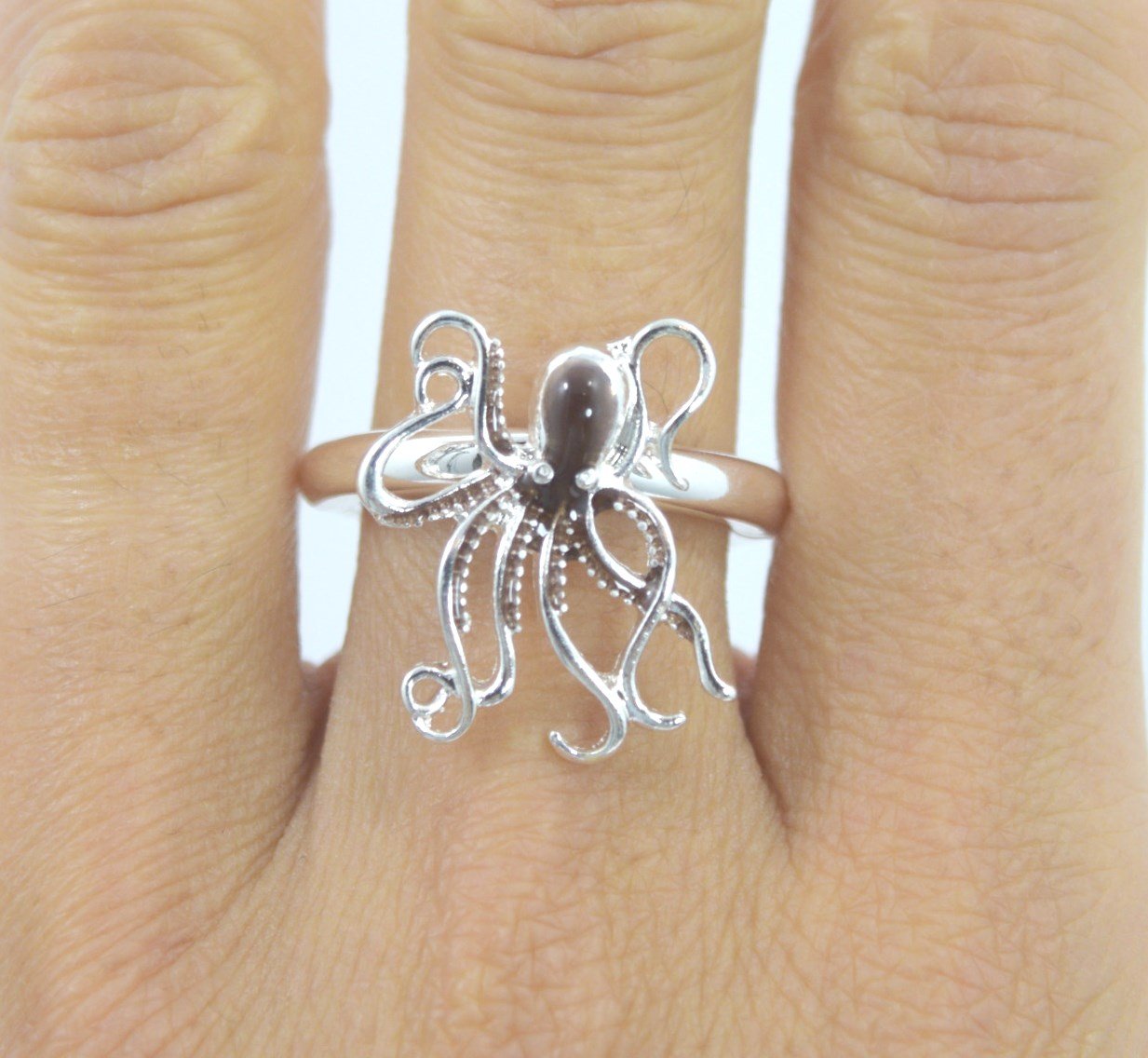 Jewellery Steampunk Kraken Octopus Sea Life Fashion Ring