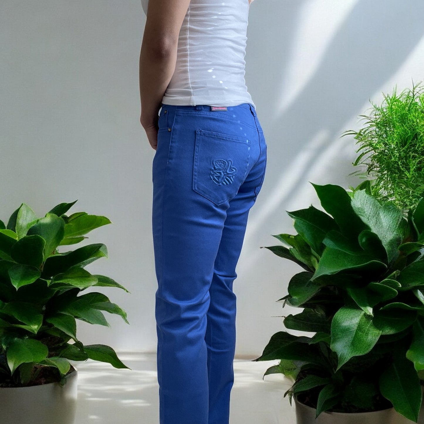 Jawbreaker Essestial Low Rise 5-Pocket Blue Stretchy Denim Slim Fit Skinny Jeans