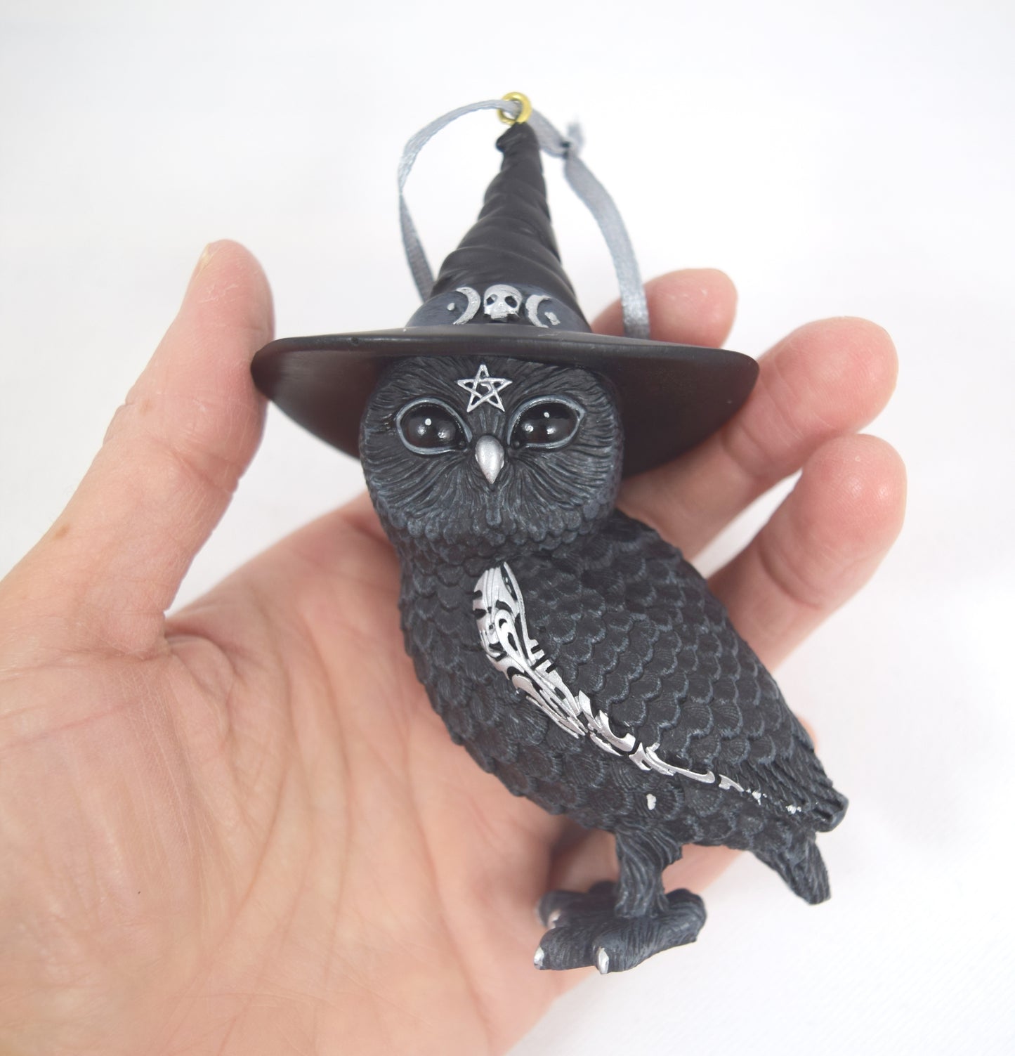 Nemesis Now Black Owlocen Witch Gothic Owl Hanging Decorative Ornament