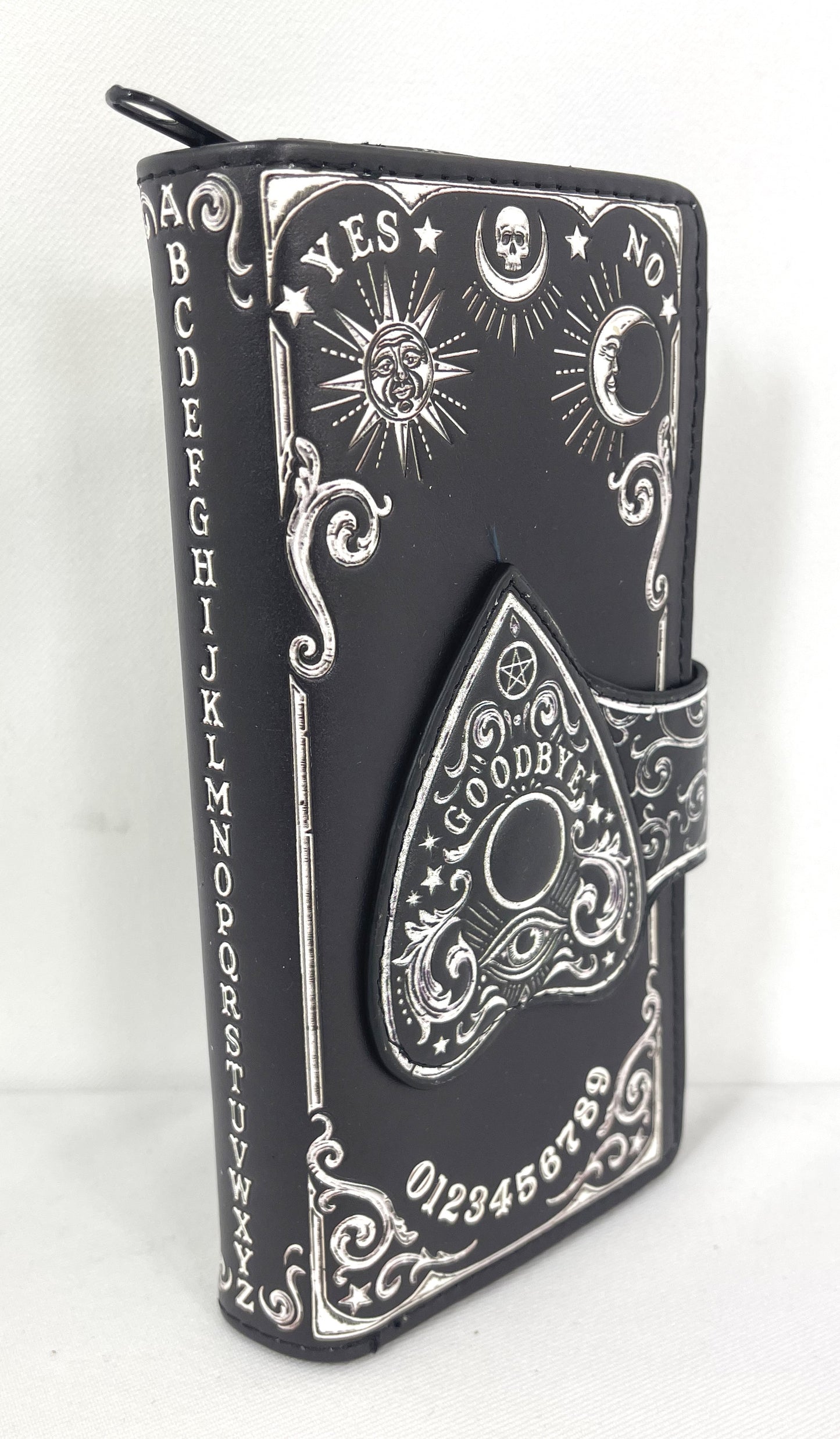 Nemesis Now Spirit Board Planchette 3D Embossed Black Wallet Wiccan Gothic Gift