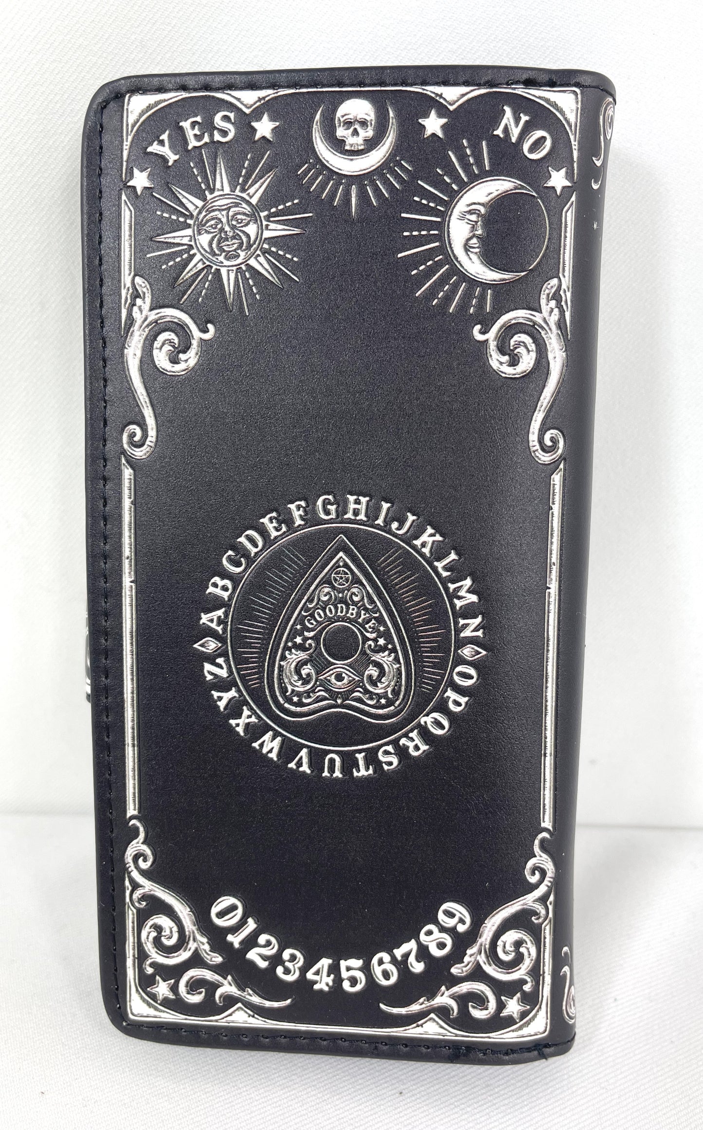 Nemesis Now Spirit Board Planchette 3D Embossed Black Wallet Wiccan Gothic Gift