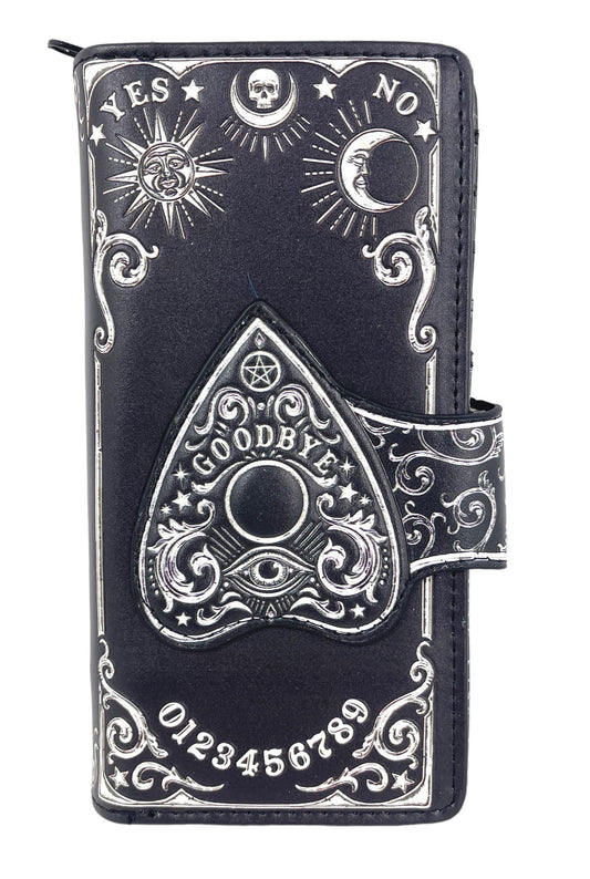 Nemesis Now Spirit Board Planchette 3D Embossed Black Wallet Wiccan Gothic Gift
