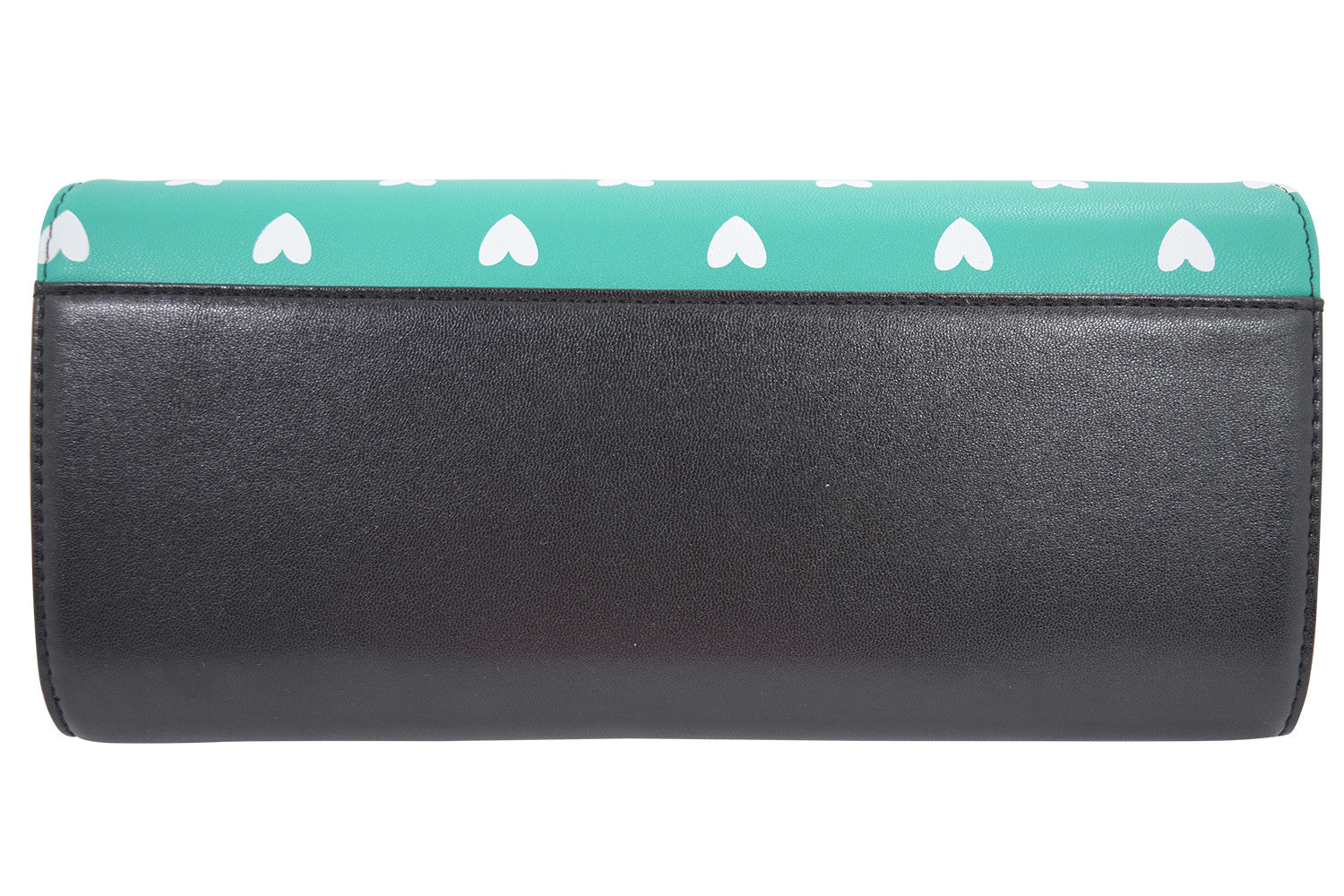 Accessories Mint green 60's Retro Kitty Love Large Mint Green Clutch Wallet Crossbody Purse