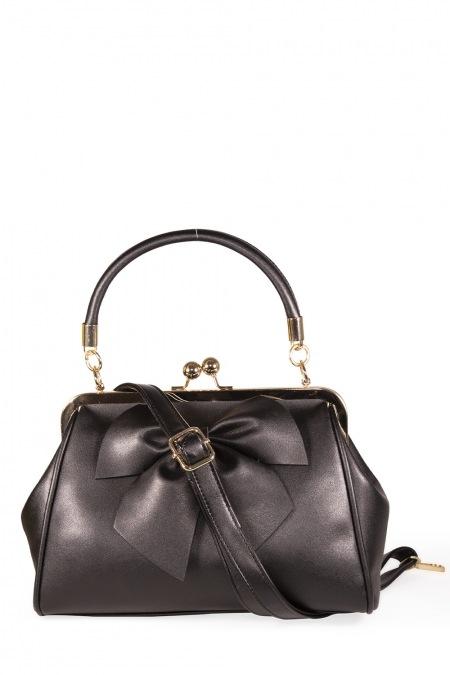 Accessories Dancing Days Retro Style Classic Big Bow With Kisslock Lockwood Handbag
