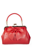 Accessories Red Dancing Days Retro Style Classic Big Bow With Kisslock Lockwood Handbag