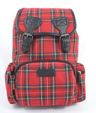 Accessories Lost Queen Alternative Punk Rock Red Stewart Tartan Plaid Backpack