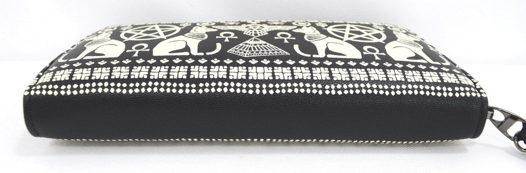 Accessories Lost Queen Anubis Gothic Egyptian Cat Pyramid Occult Goth Zip Around Wallet