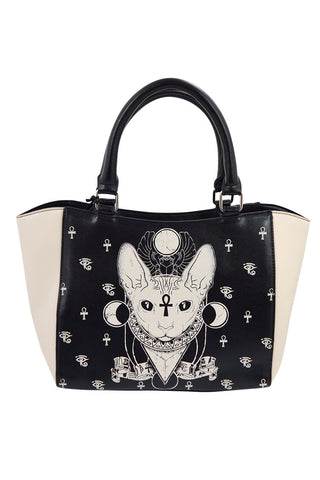 Accessories Black / Small Lost Queen Bastet Sphynx Cat Satchel Handbag