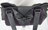 Accessories Lost Queen Gothic Beauty Lady Vamp Damask Flocking WIth Bat Bow Purse