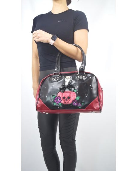 Accessories Lost Queen Mystical Poison Bottle with Black bow RIP Gothic Girl Bowler Purse