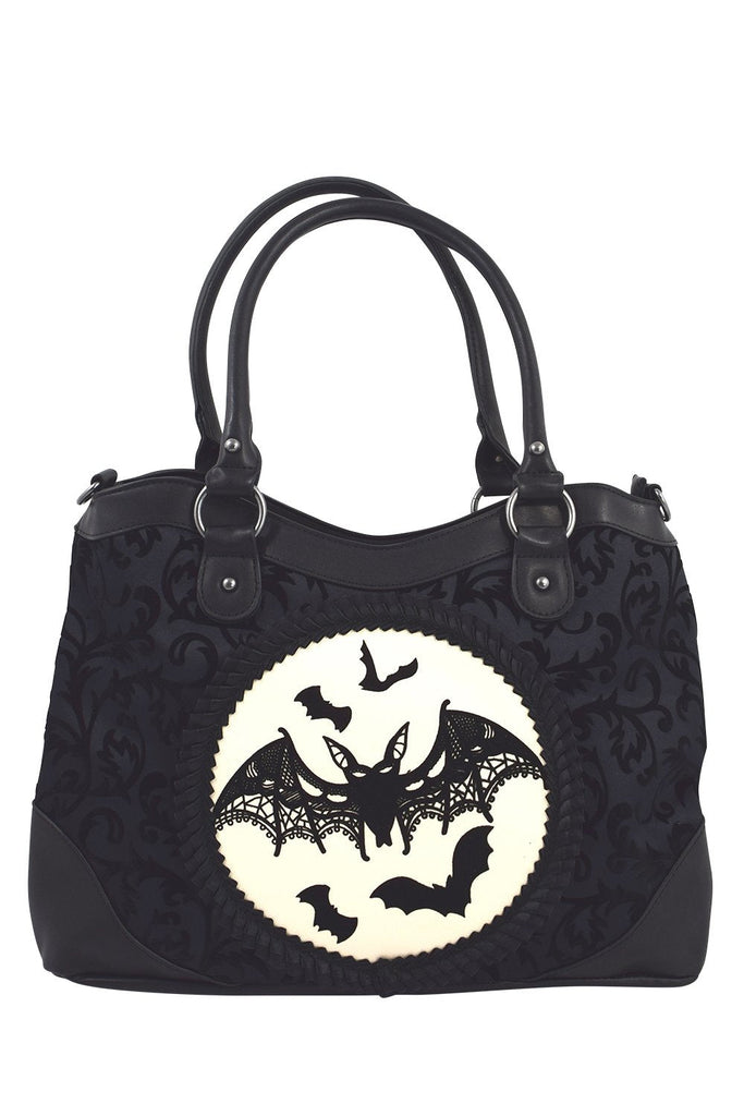 Accessories Lost Queen Night Bat Flying Bat Velvet Flocked Cameo Handbag
