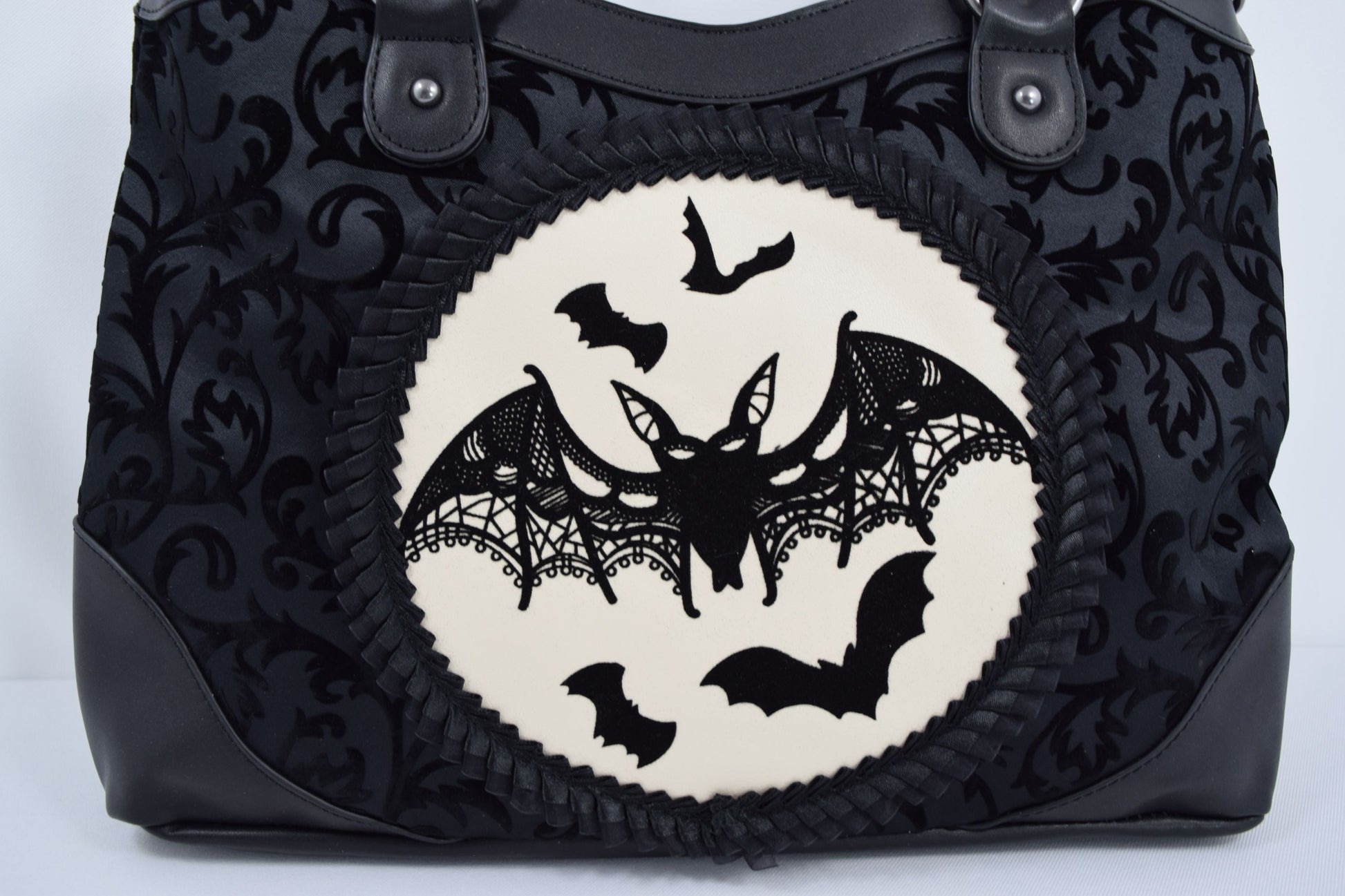 Accessories Lost Queen Night Bat Flying Bat Velvet Flocked Cameo Handbag