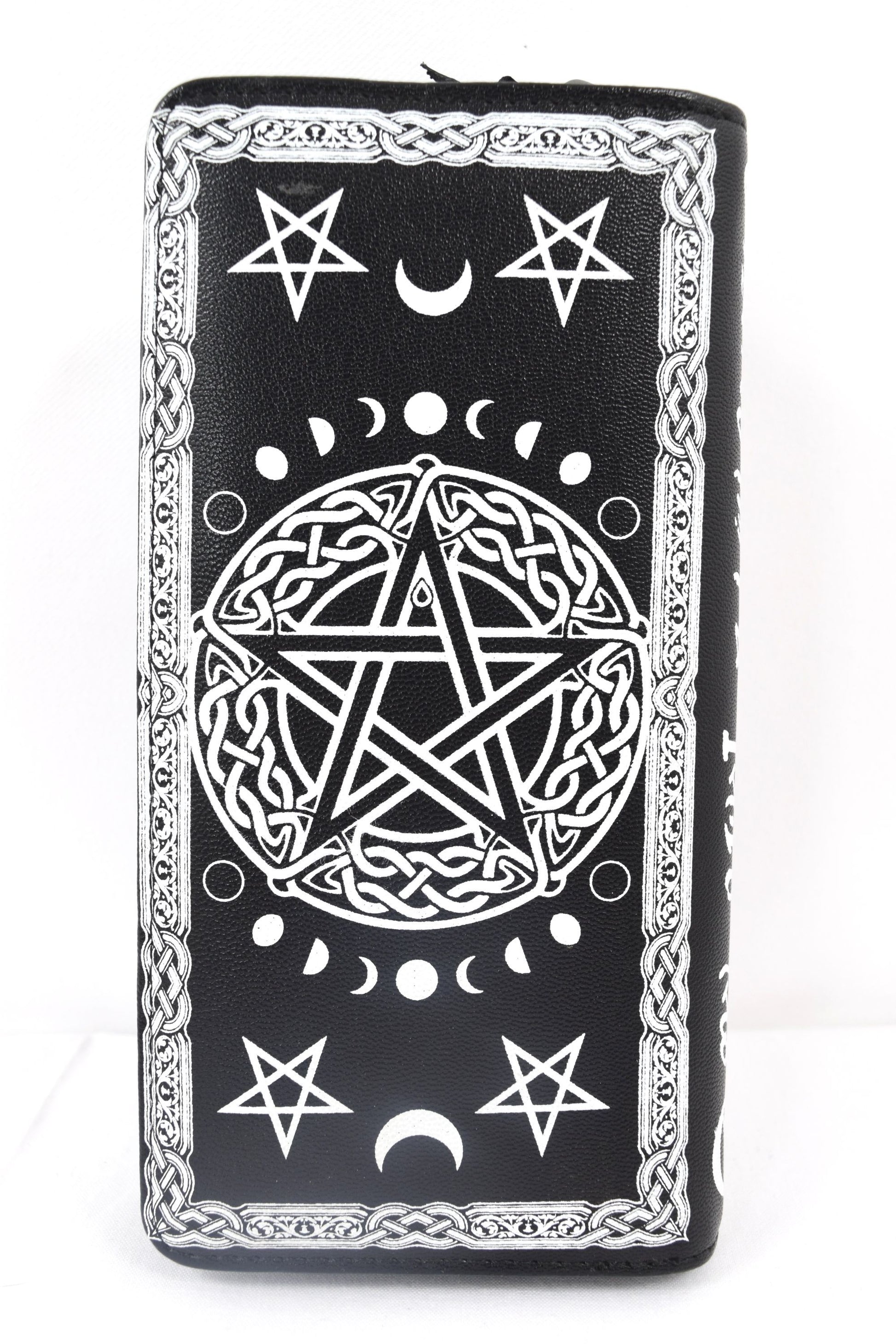 Accessories Lost Queen Wicca Magic Triquetra heart Tree Of Life Zip Around Wallet