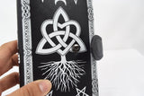 Accessories Lost Queen Wicca Magic Triquetra heart Tree Of Life Zip Around Wallet