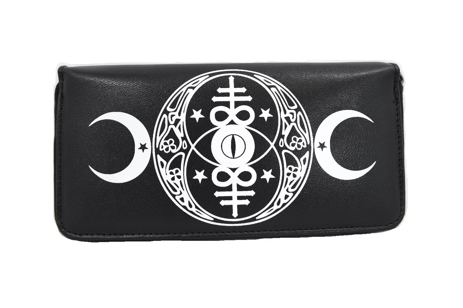 Accessories New Moon Wallet Gothic Occult Moon Magick & Leviathan cross Black Wallet