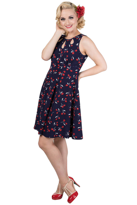 Dresses Pinup Rockabilly Cherry love Summer Romance Flare mini Dress