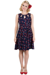 Dresses Pinup Rockabilly Cherry love Summer Romance Flare mini Dress