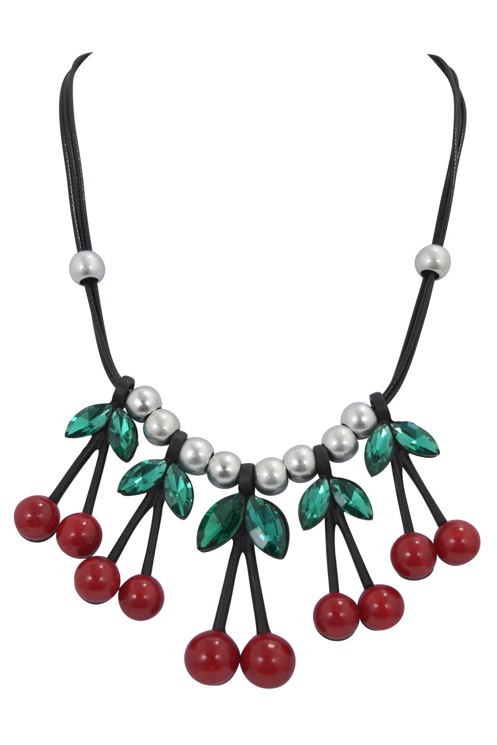 Jewellery Rockabilly Pinup Cherry Cherries Necklace