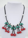 Jewellery Rockabilly Pinup Cherry Cherries Necklace