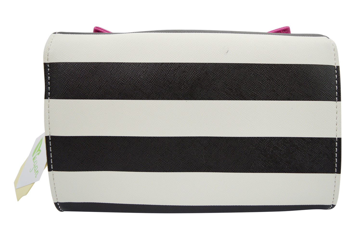 Accessories Bow Wallet Clutch Purse - Striped Clutch Wallet Crossbody Purse with Oversized Bow